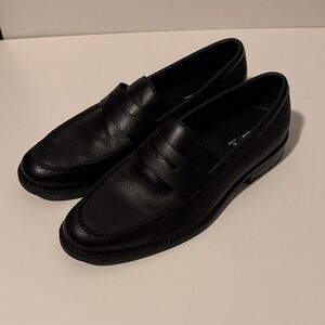 Abound Classic Black Leather Penny Loafers - Men's Sz 12